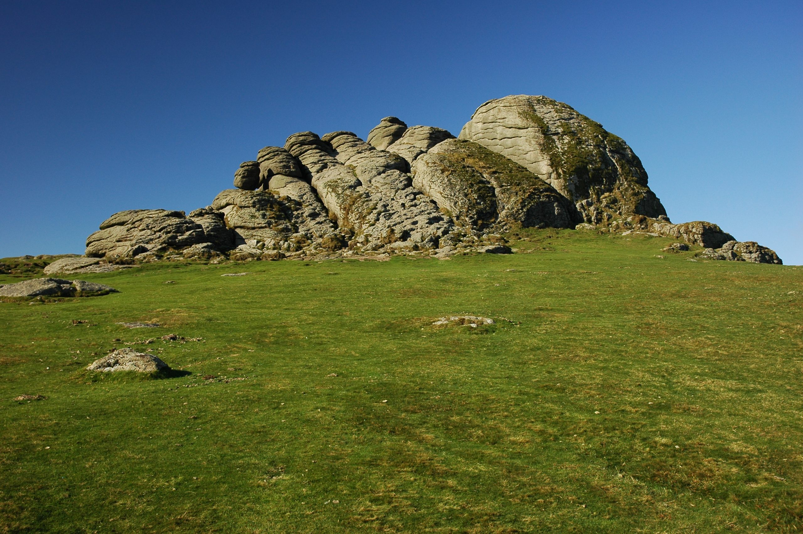 Granite rocks at Haytor on Dartmoor